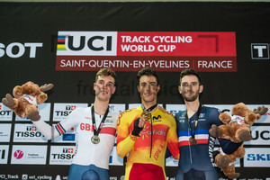 WOOD Oliver, TORRES BARCELO Albert, THOMAS Benjamin: UCI Track Cycling World Cup 2018 – Paris