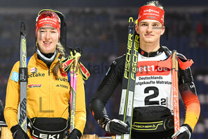 Magdalena Rieger Erik Hafenmair bett1.de Biathlon Team Talent Challenge 28.12.2023