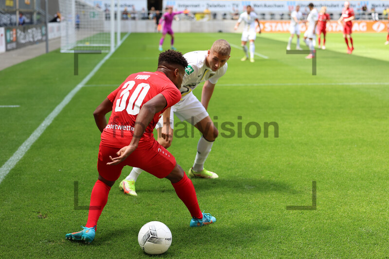 Isiah Young Alemannia Aachen vs. Rot-Weiss Essen Testspiel 16.07.2022 