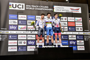 WEINSTEIN Domenic, GANNA Filippo, TENNANT Andrew: UCI Track World Championships 2016