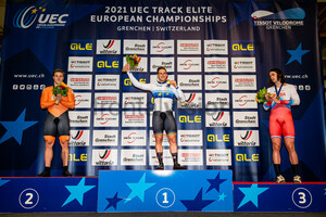 HOOGLAND Jeffrey, LAVREYSEN Harrie, IAKOVLEV Mikhail: UEC Track Cycling European Championships – Grenchen 2021