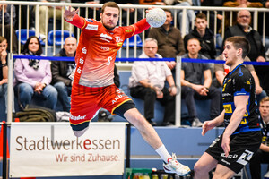Tim Rozman TUSEM Essen vs. ThSV Eisenach Spielfotos 17.03.2023