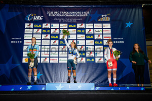 VANHOVE Marith, BASILICO Valentina, TRACKA Maja: UEC Track Cycling European Championships (U23-U19) – Apeldoorn 2021