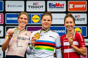VOLLERING Demi, KOPECKY Lotte, LUDWIG Cecilie Uttrup: UCI Road Cycling World Championships 2023