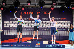VAN DIJK Ellen, REUSSER Marlen, MARKUS Riejanne: UEC Road Cycling European Championships - Munich 2022