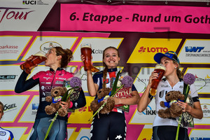 JACKSON Alison, SCHNEIDER Skylar, BUCHMAN Rushlee: Lotto Thüringen Ladies Tour 2017 – Stage 6