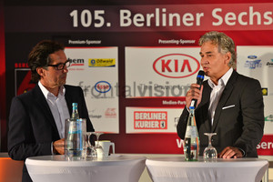 Karsten Migels, Reiner Schnorfeil: 105. Berliner Sechstagerennen 2016 - Pressekonferenz 2015
