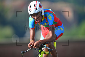 Amanuel Mengis Ghebreindrias: UCI Road World Championships, Toscana 2013, Firenze, ITT Junior Men