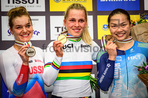 VOINOVA Anastasiia, HINZE Emma, LEE Wai Sze: UCI Track Cycling World Championships 2020