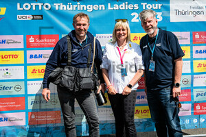 MILL Arne, HOHLFELD Vera, JUSCHUS Thomas: LOTTO Thüringen Ladies Tour 2023 - 6. Stage