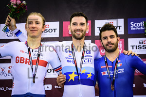 STEWART Mark, THOMAS Benjamin, LAMON Francesco: UCI Track Cycling World Cup 2019 – Glasgow