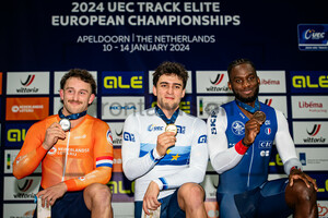 KOOL Daan, BIANCHI Matteo, LANDERNEAU Melvin: UEC Track Cycling European Championships – Apeldoorn 2024