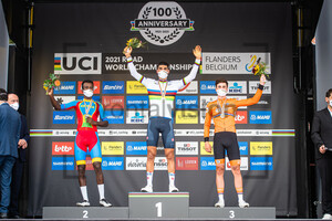 GIRMAY Biniam, BARONCINI Filippo, KOOIJ Olav: UCI Road Cycling World Championships 2021