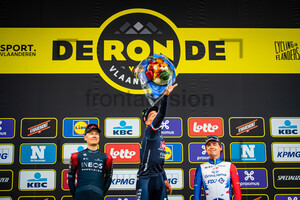 VAN BAARLE Dylan, VAN DER POEL Mathieu, MADOUAS Valentin: Ronde Van Vlaanderen 2022 - MenÂ´s Race