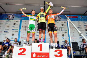 SPRATT Amanda, CECCHINI Elena, VAN DIJK Eleonora: 29. Thüringen Rundfahrt Frauen 2016 - 7. Stage
