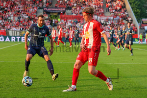 Felix Götze, Morris Schröter Rot-Weiss Essen vs. 1860 München Spielfotos 10.05.2024