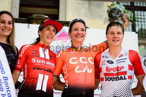 BRAND Lucinda, VOS Marianne, KOPECKY Lotte: Giro Rosa Iccrea 2019 - 10. Stage