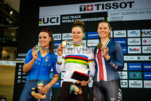 BARBIERI Rachele, KOPECKY Lotte, VALENTE Jennifer: UCI Track Cycling World Championships – 2022