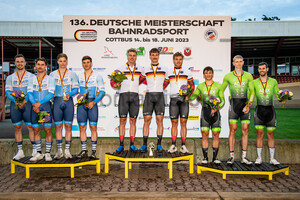 Sprint Team Thüringen, Track Team Brandenburg, Bahn-Rad-Team Rheinland Pfalz: DM Bahn 2023 - Cottbus