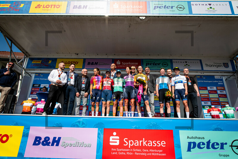 All Leader Jerseys: LOTTO Thüringen Ladies Tour 2023 - 3. Stage 