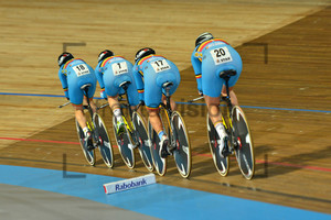 Team Belgium: UEC Track Cycling European Championships, Netherlands 2013, Apeldoorn, Team Pursuit, Qualifying Ã&#144; Finals, Women.