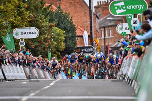 VIVIANI Elia, GAVIRIA RENDON Fernando, KRISTOFF Alexander: Tour of Britain 2017 – Stage 4