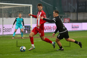 Torben Müsel, Lucas Will Rot-Weiss Essen vs. FSV Zwickau Spielfotos 13.01.2024