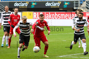 Luca Stellwagen, Björn Rother SC Verl vs. Rot-Weiss Essen Spielszenen 21.01.2023