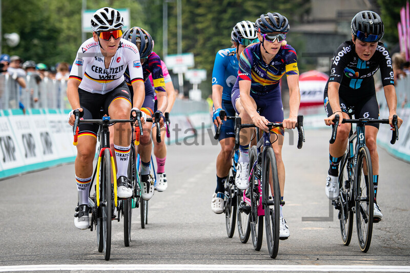 BRENNAUER Lisa, CROMWELL Tiffany, MACKAIJ Floortje: Giro dÂ´Italia Donne 2021 – 2. Stage 