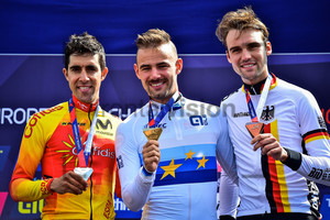 CASTROVIEJO Jonathan, CAMPENAERTS Victor, SCHACHMANN Maximilian: UEC European Championships 2018 – Road Cycling