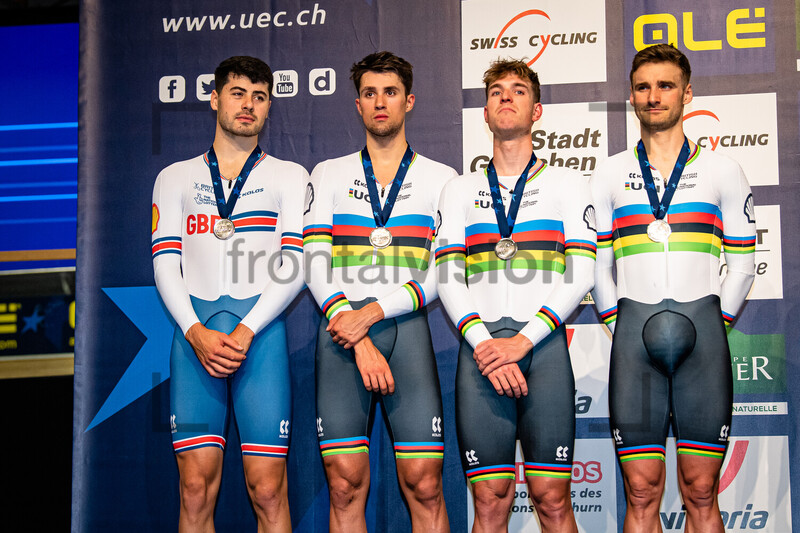TANFIELD Charlie, VERNON Ethan, WOOD Oliver, BIGHAM Daniel: UEC Track Cycling European Championships – Grenchen 2023 