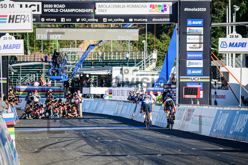 VAN VLEUTEN Annemiek, LONGO BORGHINI Elisa: UCI Road Cycling World Championships 2020 