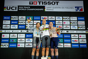 SATO Mina, FRIEDRICH Lea Sophie , VAN DER PEET Steffie: UCI Track Cycling World Championships – 2022