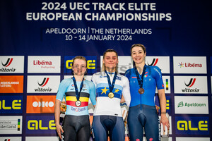 WITTEVRONGEL Lani, COPPONI Clara, FIDANZA Martina: UEC Track Cycling European Championships – Apeldoorn 2024