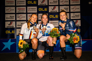 FRIEDRICH Lea Sophie, BRASPENNINCX Shanne, GROS Mathilde: UEC Track Cycling European Championships – Grenchen 2021