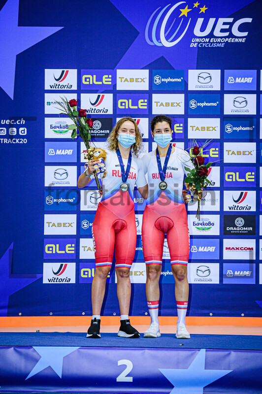 KLIMOVA Diana, NOVOLODSKAYA Maria: UEC Track Cycling European Championships 2020 – Plovdiv 