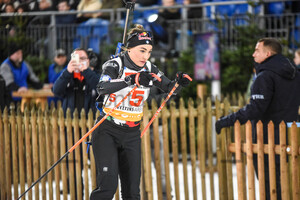 Dorothea Wierer WTC Biathlon auf Schalke 28-12-2022