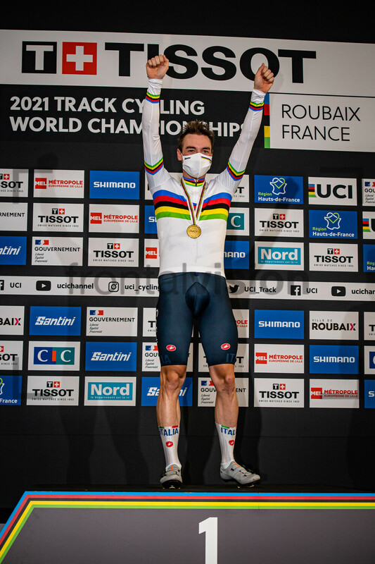 VIVIANI Elia: UCI Track Cycling World Championships – Roubaix 2021 
