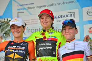 Elizabeth ARMITSTEAD, Evelyn STEVENS, Lisa Brennauer: Thüringenrundfahrt Frauen – 6. Stage 2014