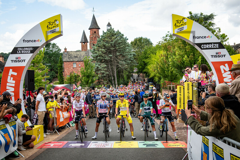 KERBAOL Cédrine, KASTELIJN Yara, KOPECKY Lotte, MOOLMAN-PASIO Ashleigh, LIPPERT Liane: Tour de France Femmes 2023 – 3. Stage 