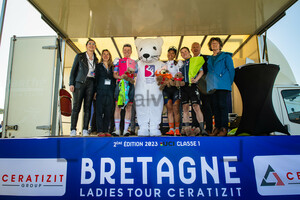 LACH Marta, VIGILIA Alessia, DEMAY Coralie: Bretagne Ladies Tour - 1. Stage