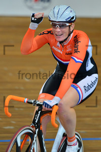 Kirsten Wild: UEC Track Cycling European Championships, Netherlands 2013, Apeldoorn, Omnium, Qualifying and Finals, Women
