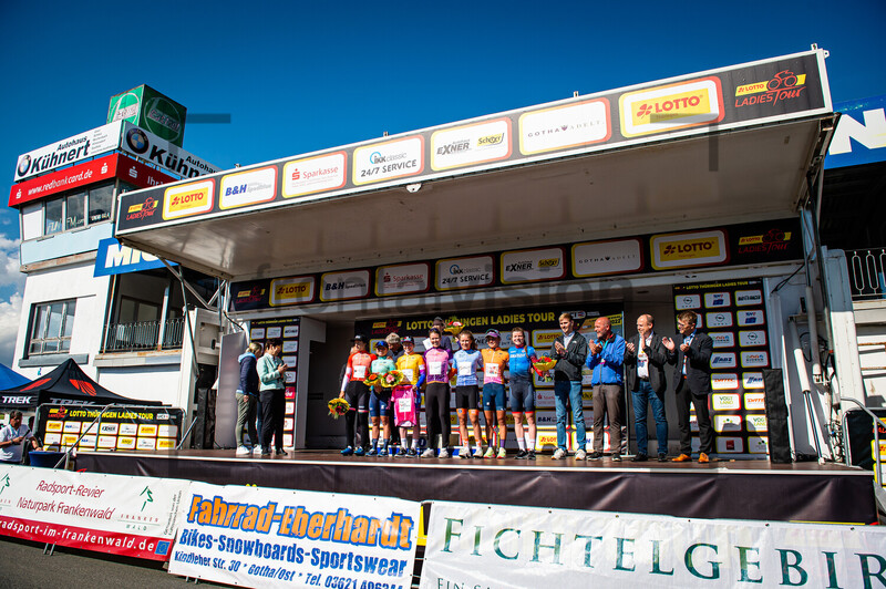 Leader Jerseys: LOTTO Thüringen Ladies Tour 2022 - 4. Stage 