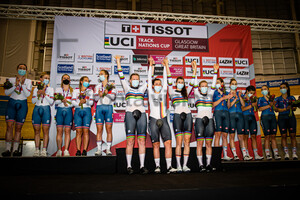 GREAT BRITAIN 1, GERMANY, ITALY: UCI Track Nations Cup Glasgow 2022