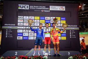 CONSONNI Simone, KARALIOK Yauheni, MORA VEDRI Sebastian: UCI Track Cycling World Championships 2020