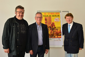 Ralf Zehr, Günter Polauke, Wolfgang Scheibner: Tour de Berlin 2015 - Pressekonferenz