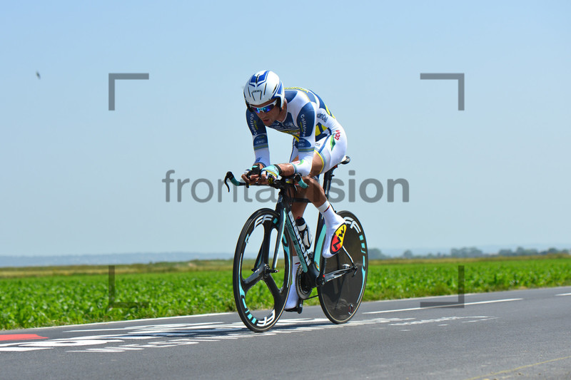 Jonny Hoogerland: 11. Stage, ITT from Avranches to Le Mont Saint Michel 