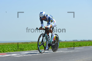 Jonny Hoogerland: 11. Stage, ITT from Avranches to Le Mont Saint Michel