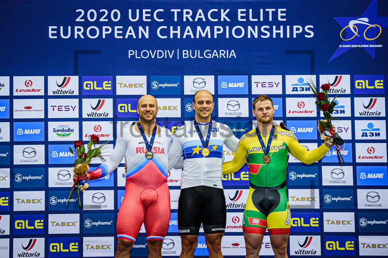 DMITRIEV Denis, LEVY Maximilian, LENDEL Vasilijus: UEC Track Cycling European Championships 2020 – Plovdiv 