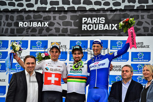 DILLIER Silvan, SAGAN Peter, TERPSTRA Niki: Paris - Roubaix 2018